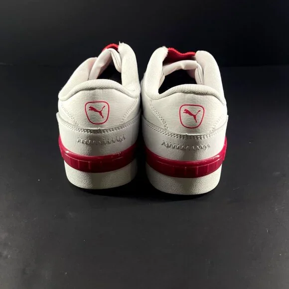 Puma Womens Slip-On Sneakers White/Red/Pink Size 10 - Picture 8 of 10